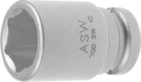 Krafthylsa 1/4" 13mm 6-kant