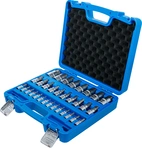 Bit-Insats-sats | 6,3 mm (1/4") / 10 mm (3/8") / 12,5 mm (1/2") | Inre sexkant 2 - 19 mm / 1/4 - 9/16" | Metriska och tumsstorlekar | 32 delar