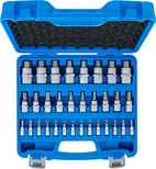 Bit-Insats-sats | 6,3 mm (1/4") / 10 mm (3/8") / 12,5 mm (1/2") | Inre sexkant 2 - 19 mm / 1/4 - 9/16" | Metriska och tumsstorlekar | 32 delar