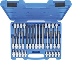 Bit-Insats-sats | 12,5 mm (1/2") | TPS-Profil (för Torx Plus) med borrning TPS20 - TPS70 | 32 delar