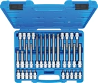 Bit-Insats-sats | 12,5 mm (1/2") | TPS-Profil (för Torx Plus) med borrning TPS20 - TPS70 | 32 delar