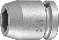 Krafthylsa 1/2" 17mm 6-kant