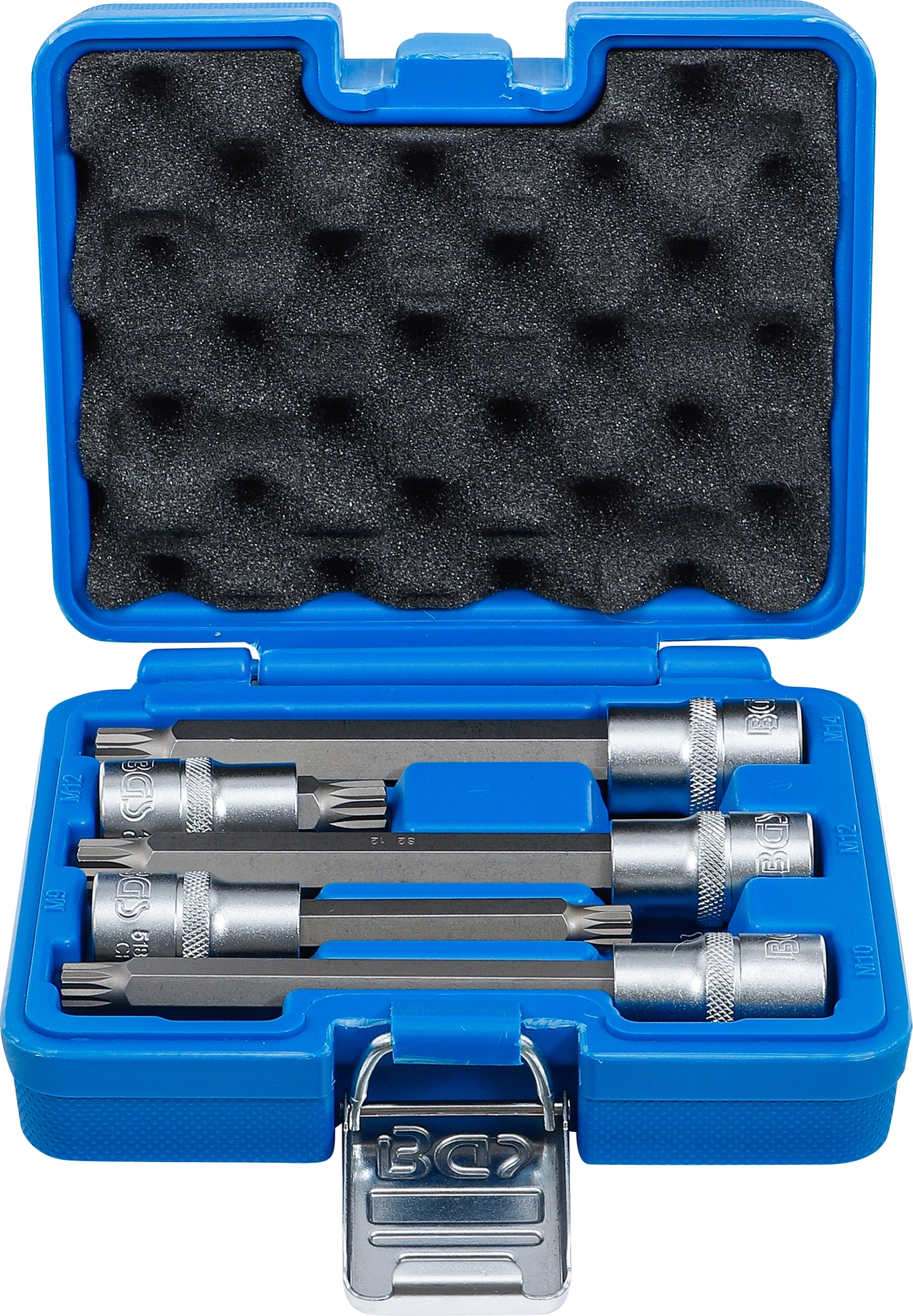 Bit-Insats-sats | 12,5 mm (1/2") | Inre mångtandad (för XZN) | 5 delar