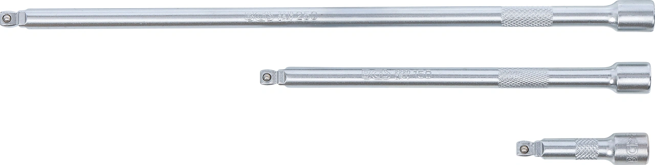 Tippförlängnings-sats | 6,3 mm (1/4") | 50 / 150 / 250 mm | 3 delar