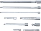 Tippförlängnings-sats | 6,3 mm (1/4"), 10 mm (3/8"), 12,5 mm (1/2") | 9 delar