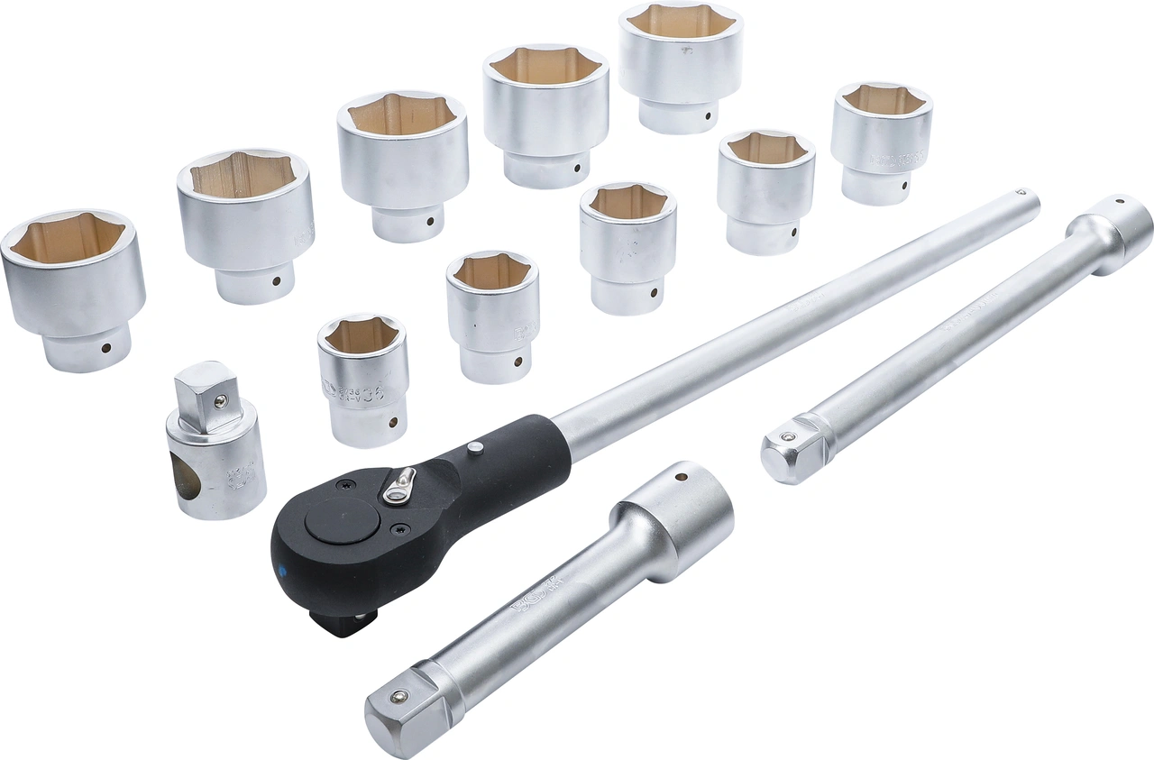 Hylsnyckel-sats | 25 mm (1") | 15 delar