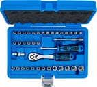 Hylsnyckel-sats Gear Lock | 6,3 mm (1/4") | 38 delar