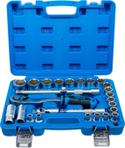Hylsnyckel-sats | 12,5 mm (1/2") | 8 - 32 mm | 27 delar