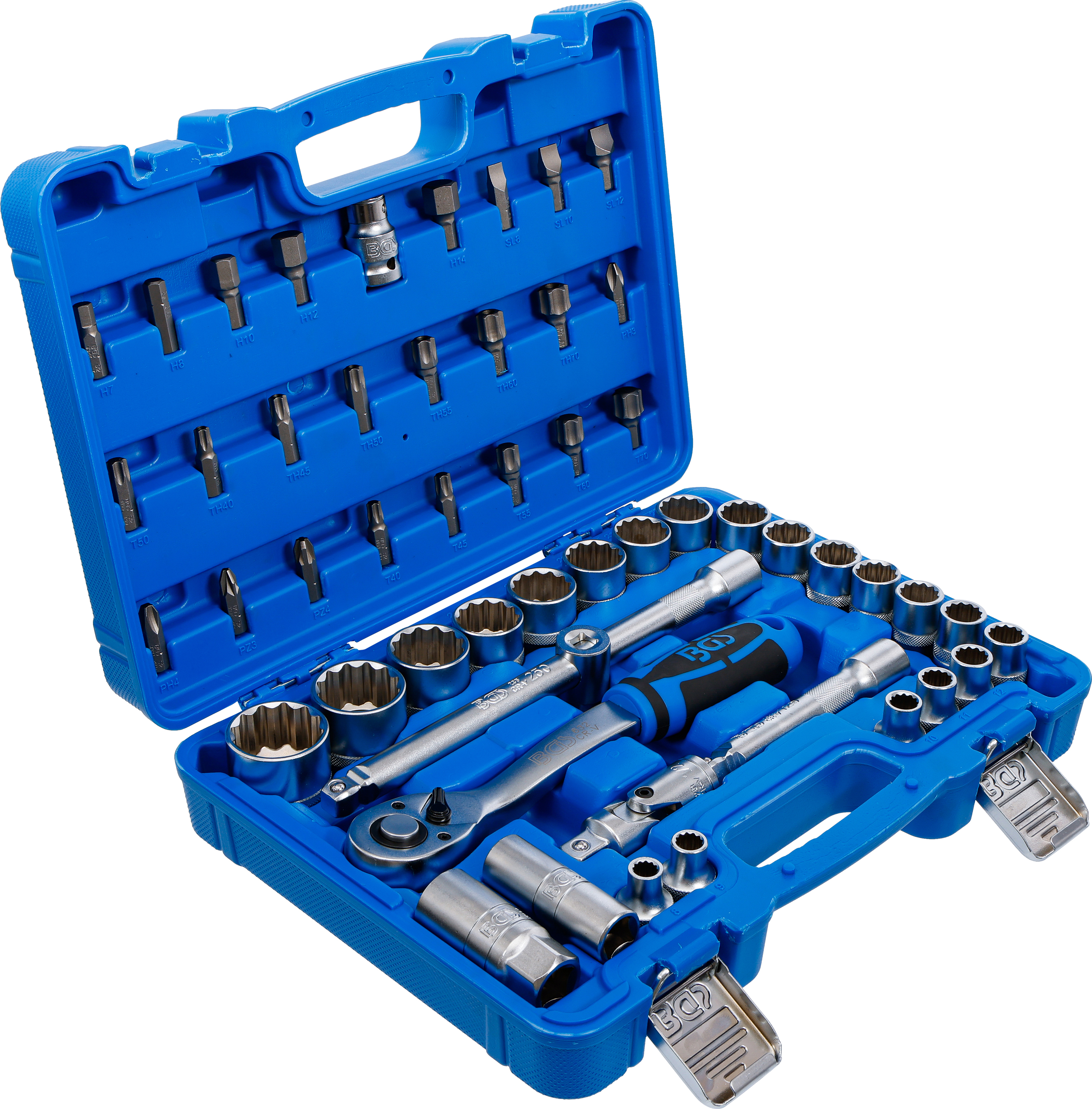 Hylsnyckel-sats Tolvkant | 12,5 mm (1/2") | 8 - 32 mm | 51 delar