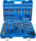 Hylsnyckel-sats vågprofil | 6,3 mm (1/4") / 10 mm (3/8") / 12,5 mm (1/2") | 192 delar