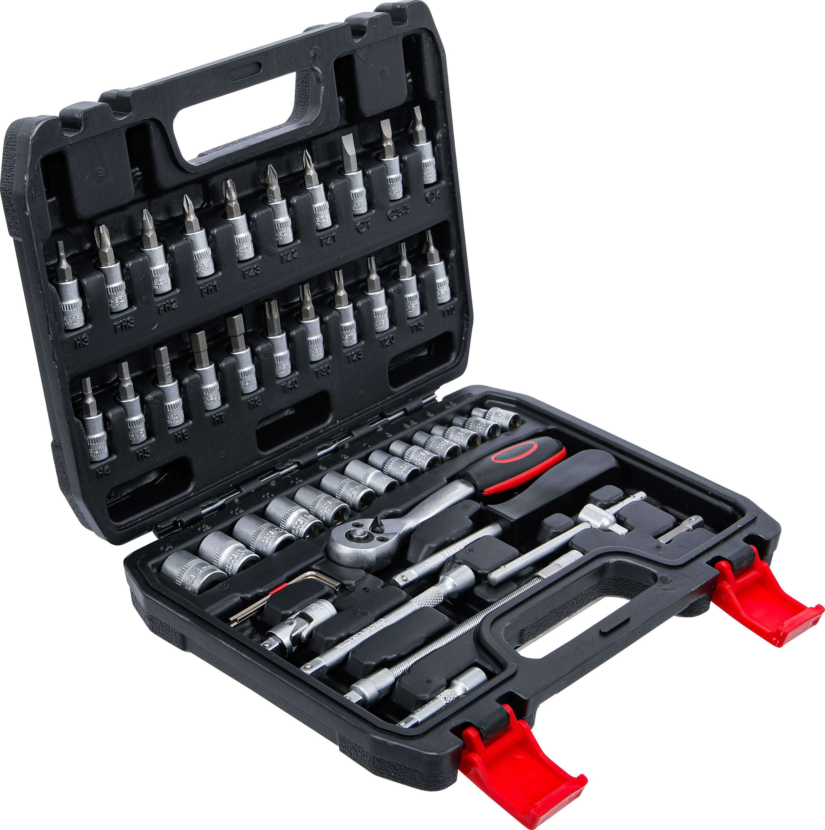 Hylsnyckel-sats | 6,3 mm (1/4") | 46 delar