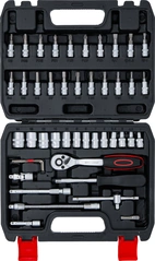 Hylsnyckel-sats | 6,3 mm (1/4") | 46 delar