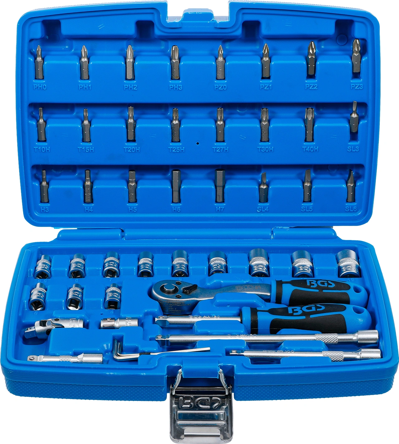 Hylsnyckel-sats | 6,3 mm (1/4") | 46 delar