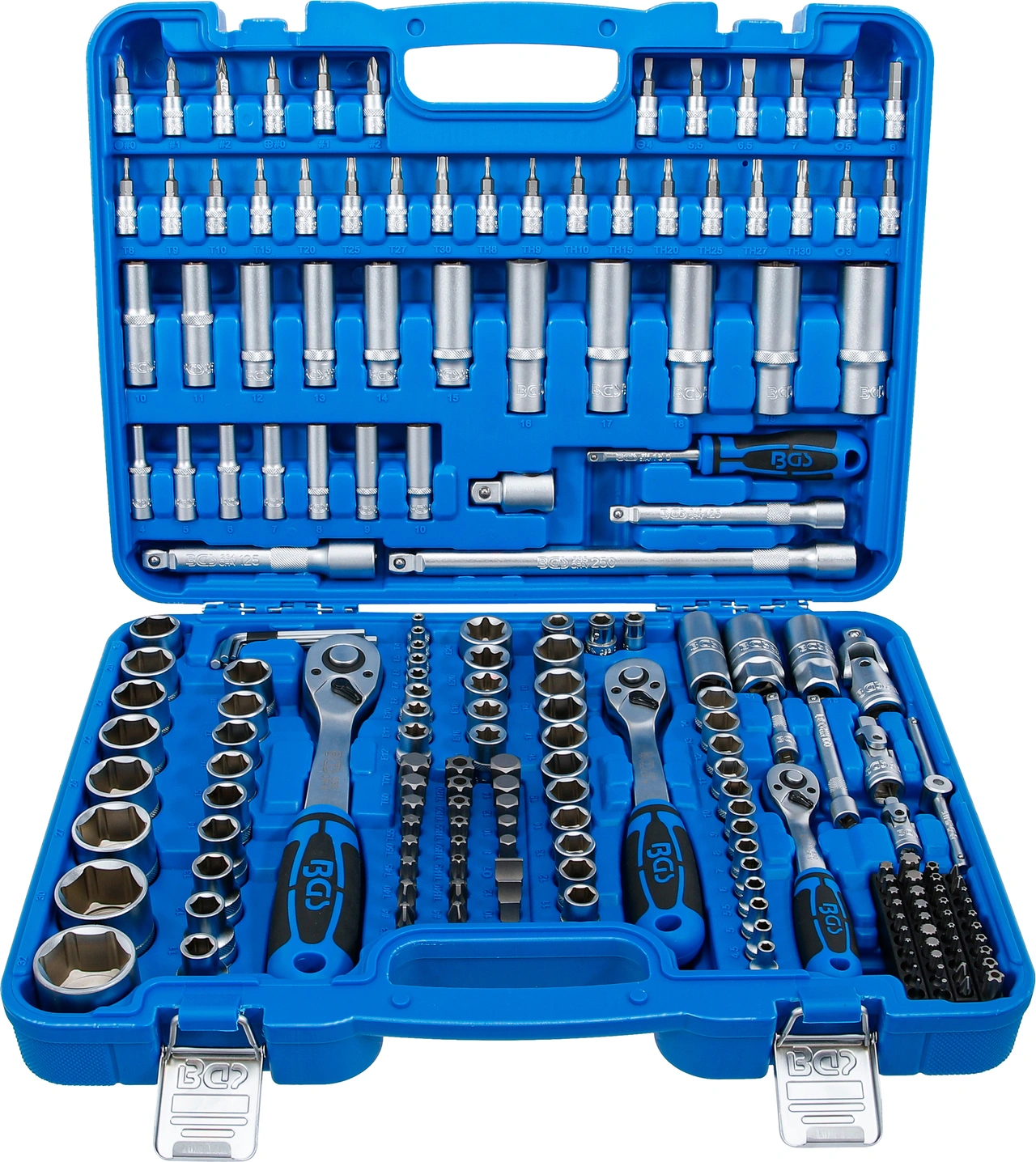 Hylsnyckel-sats Sexkant | 6,3 mm (1/4") / 10 mm (3/8") / 12,5 mm (1/2") | 192 delar