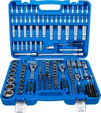Hylsnyckel-sats Sexkant | 6,3 mm (1/4") / 10 mm (3/8") / 12,5 mm (1/2") | 192 delar