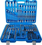 Hylsnyckel-sats Sexkant | 6,3 mm (1/4") / 10 mm (3/8") / 12,5 mm (1/2") | 214 delar