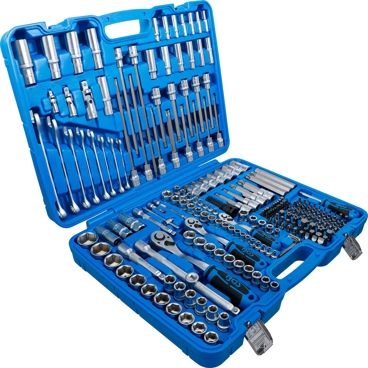 Hylsnyckel-sats Sexkant | 6,3 mm (1/4") / 10 mm (3/8") / 12,5 mm (1/2") | 214 delar