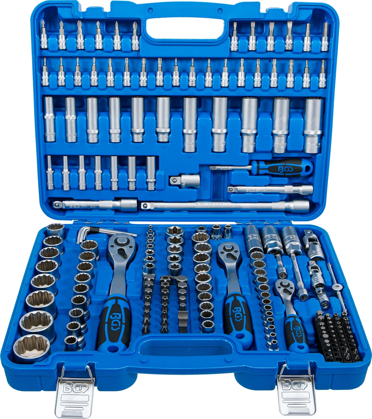 Hylsnyckel-sats Tolvkant | 6,3 mm (1/4") / 10 mm (3/8") / 12,5 mm (1/2") | 192 delar