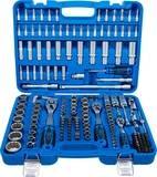 Hylsnyckel-sats Tolvkant | 6,3 mm (1/4") / 10 mm (3/8") / 12,5 mm (1/2") | 192 delar