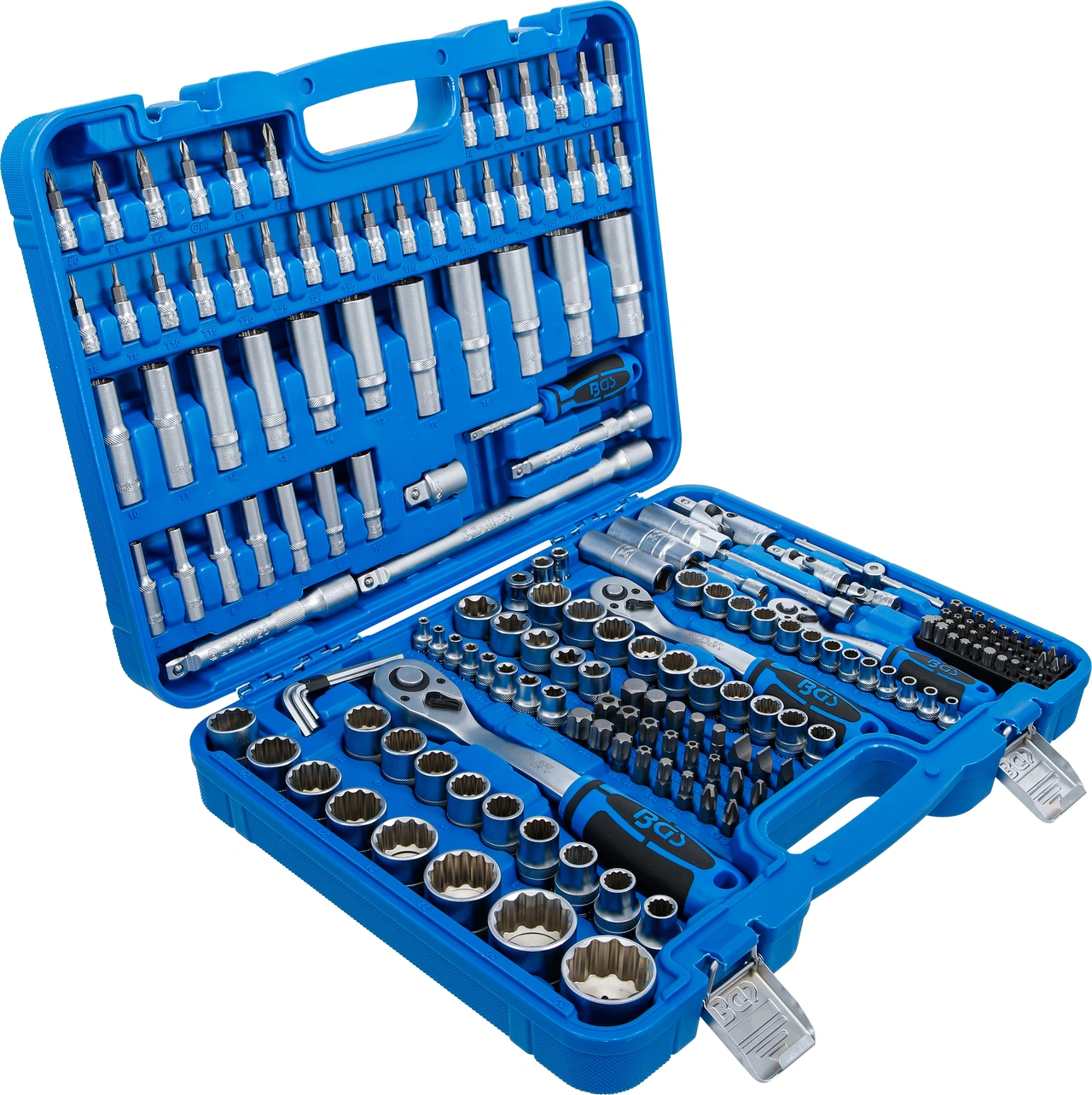 Hylsnyckel-sats Tolvkant | 6,3 mm (1/4") / 10 mm (3/8") / 12,5 mm (1/2") | 192 delar