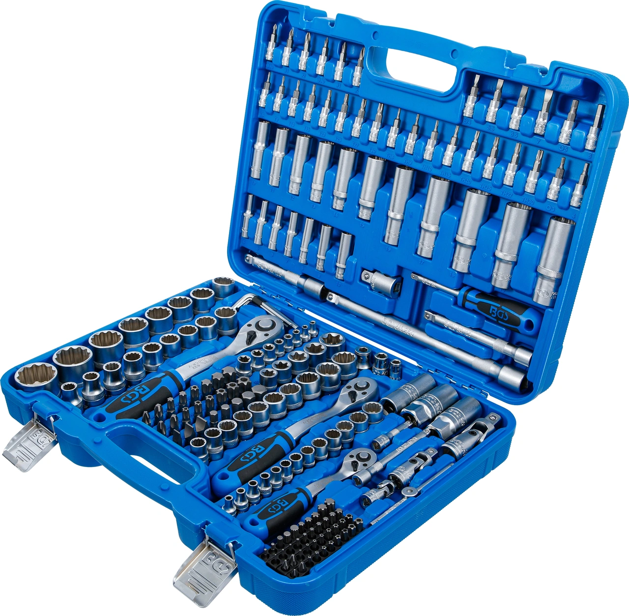 Hylsnyckel-sats Tolvkant | 6,3 mm (1/4") / 10 mm (3/8") / 12,5 mm (1/2") | 192 delar