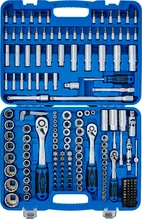 Hylsnyckel-sats Tolvkant | 6,3 mm (1/4") / 10 mm (3/8") / 12,5 mm (1/2") | 192 delar