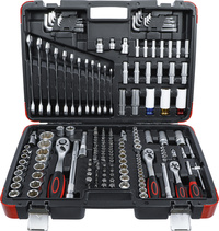 Hylsnyckel-sats | 6,3 mm (1/4") / 10 mm (3/8") / 12,5 mm (1/2") | 176 delar