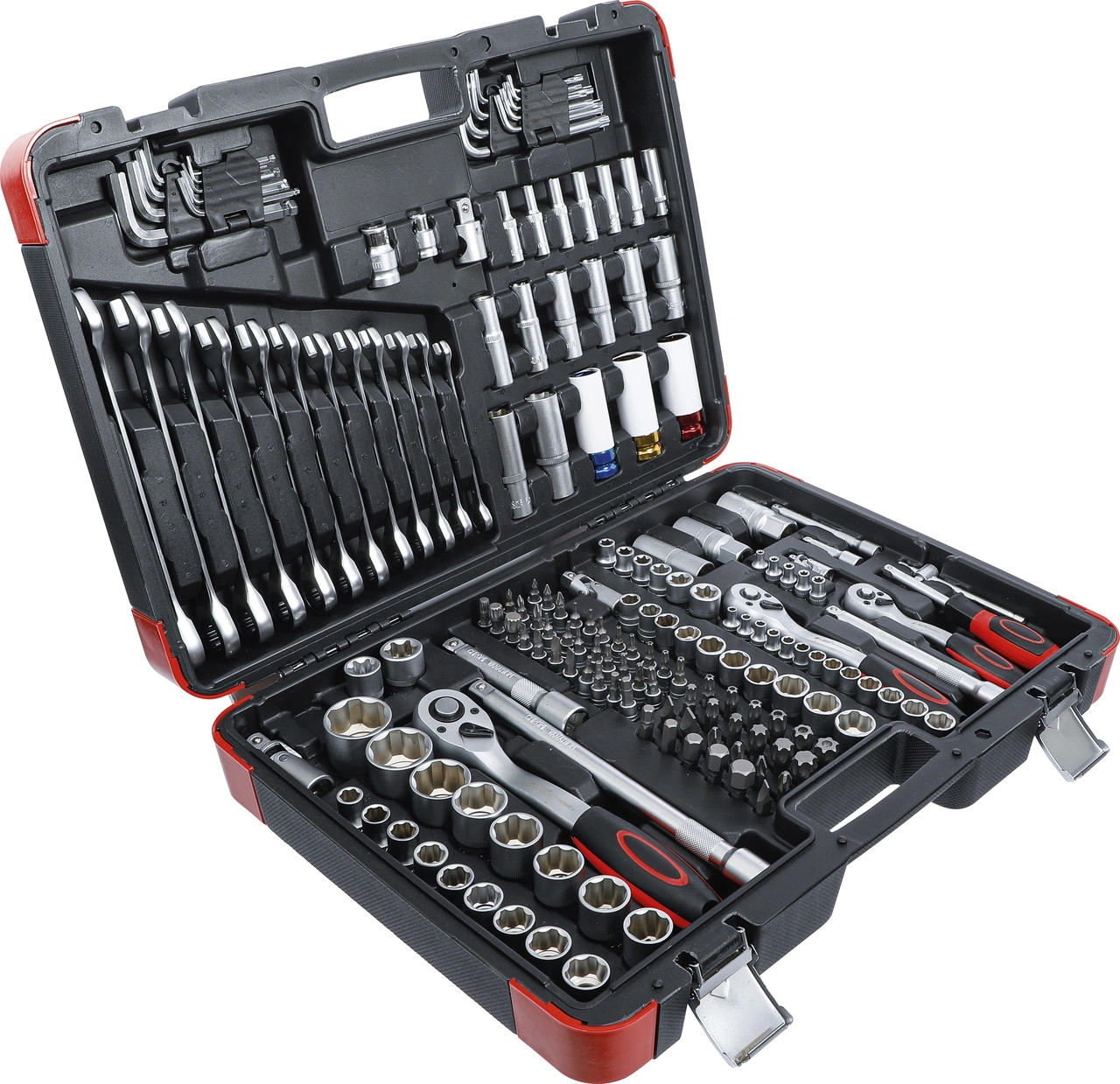 Hylsnyckel-sats | 6,3 mm (1/4") / 10 mm (3/8") / 12,5 mm (1/2") | 176 delar