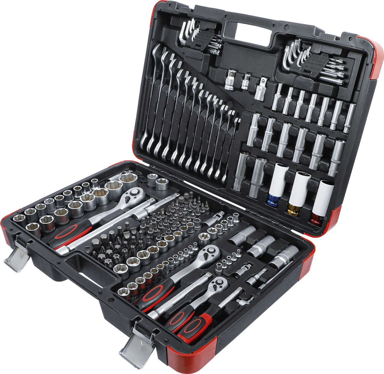 Hylsnyckel-sats | 6,3 mm (1/4") / 10 mm (3/8") / 12,5 mm (1/2") | 176 delar