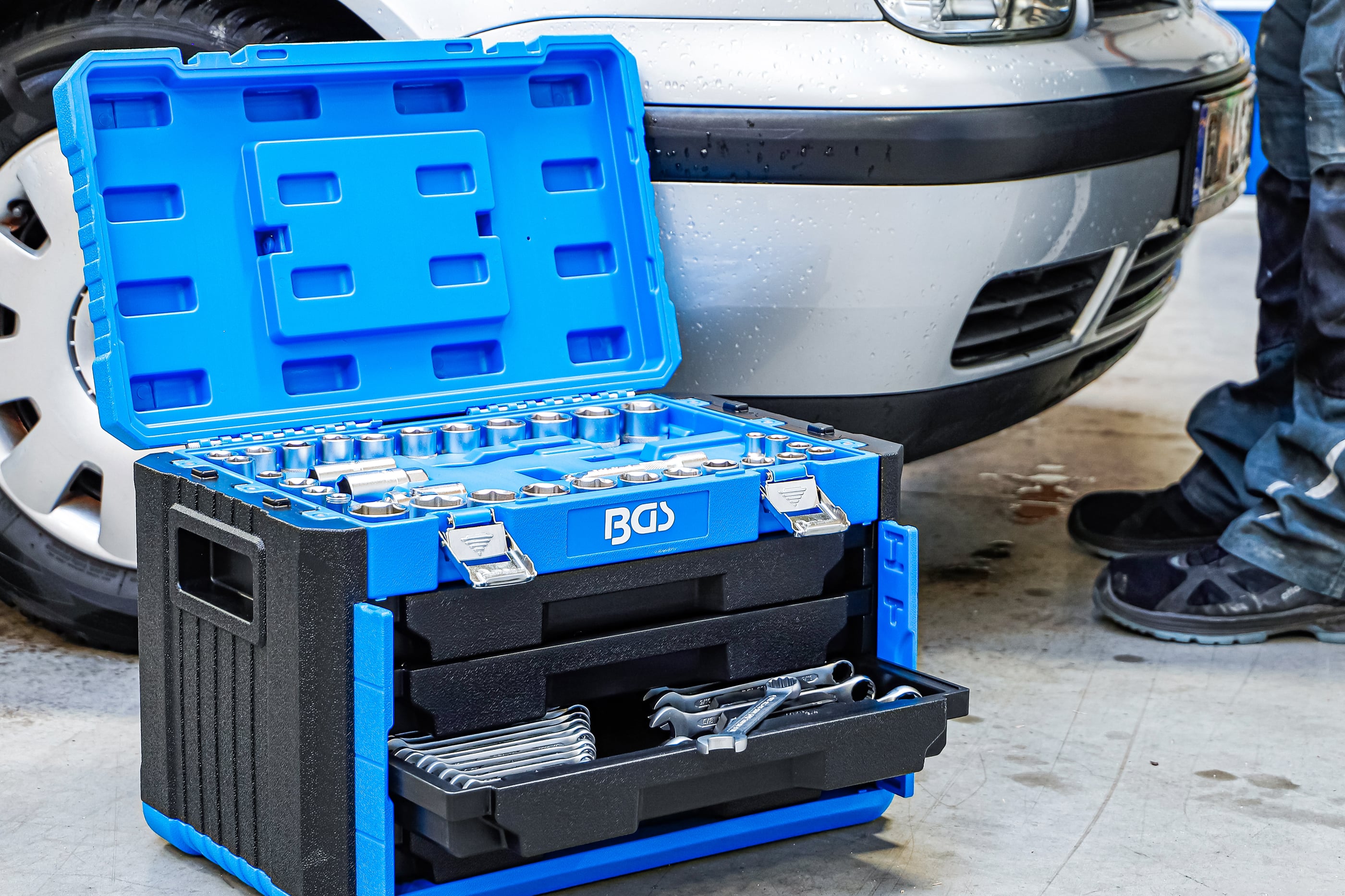 Hylsnyckel-sats Sexkant | 6,3 mm (1/4") / 10 mm (3/8") / 12,5 mm (1/2") | Metrisk och Tumsstorlekar | 300 delar