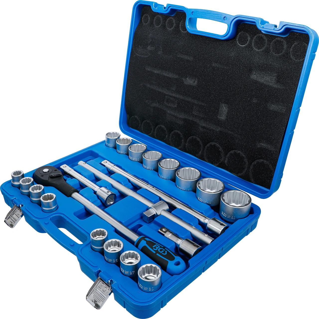 Hylsnyckel-sats Tolvkant | 20 mm (3/4") | 21 delar