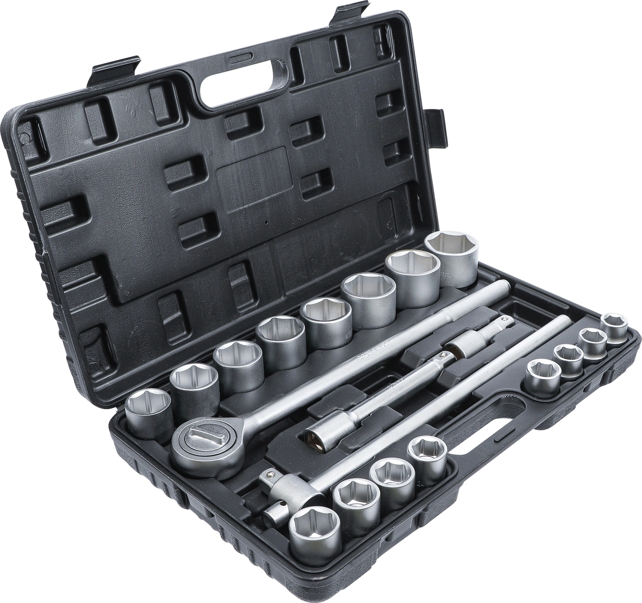 Hylsnyckel-sats | 20 mm (3/4") | 19 - 50 mm | 20 delar