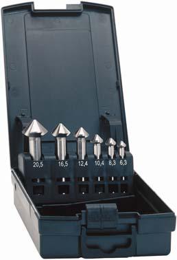 Konisk försänkarsats DIN 335C HSS CBN 90°