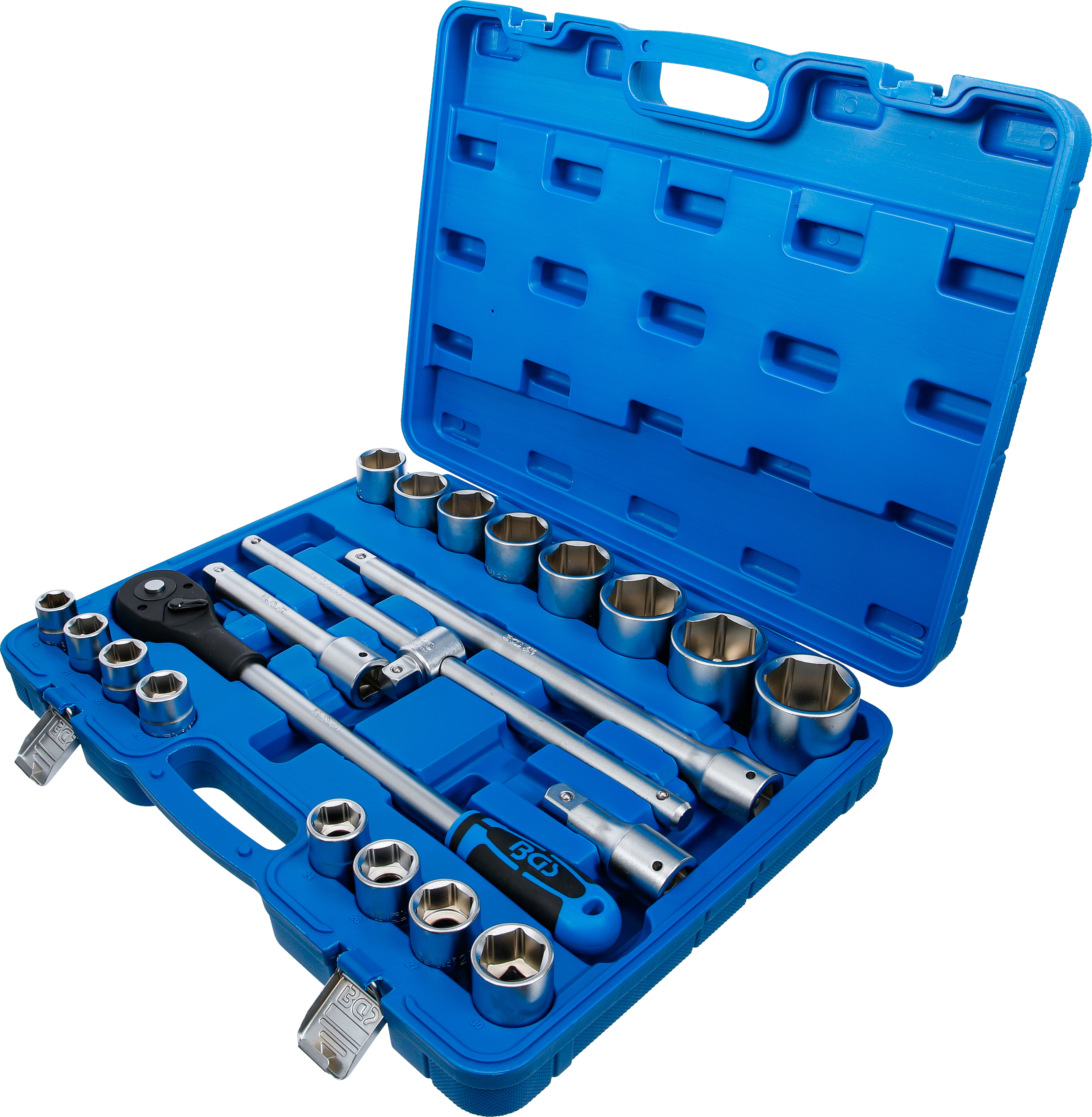 Hylsnyckel-sats | 20 mm (3/4") | 21 delar