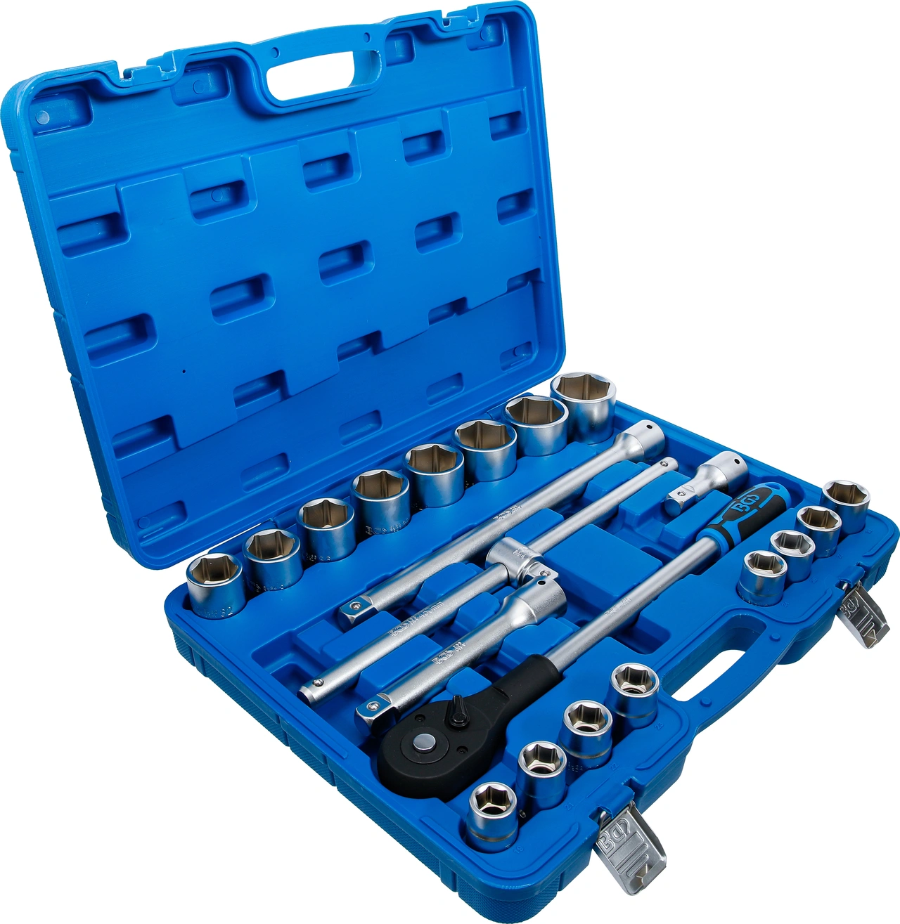 Hylsnyckel-sats | 20 mm (3/4") | 21 delar