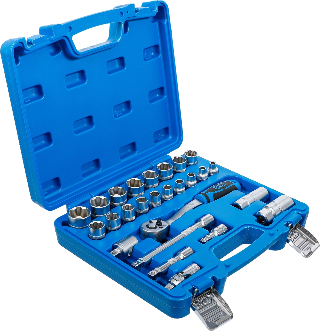 Hylsnyckel-sats vågprofil | 10 mm (3/8") | 26 delar