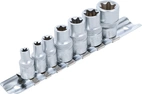 Hylsa-sats E-Profil | 6,3 mm (1/4") / 10 mm (3/8") | E6 - E16 | 7 delar