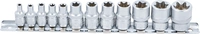 Hylsa-sats E-Profil | 6,3 mm (1/4") / 10 mm (3/8") | E4 - E20 | 12 delar