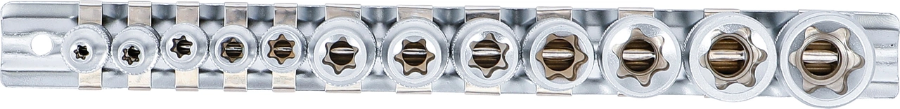 Hylsa-sats E-Profil | 6,3 mm (1/4") / 10 mm (3/8") | E4 - E20 | 12 delar