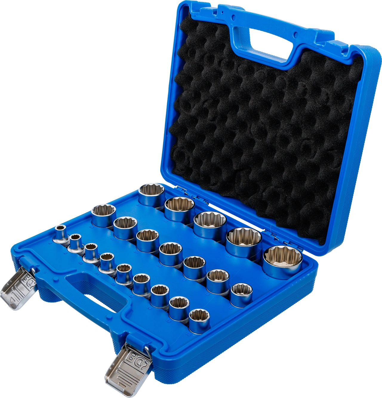 Hylsa-sats Tolvkant | 12,5 mm (1/2") | 8 - 36 mm | 21 delar