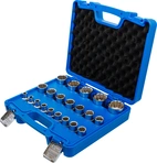 Hylsa-sats Tolvkant | 12,5 mm (1/2") | 8 - 36 mm | 21 delar