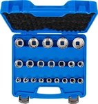 Hylsa-sats Tolvkant | 12,5 mm (1/2") | 8 - 36 mm | 21 delar