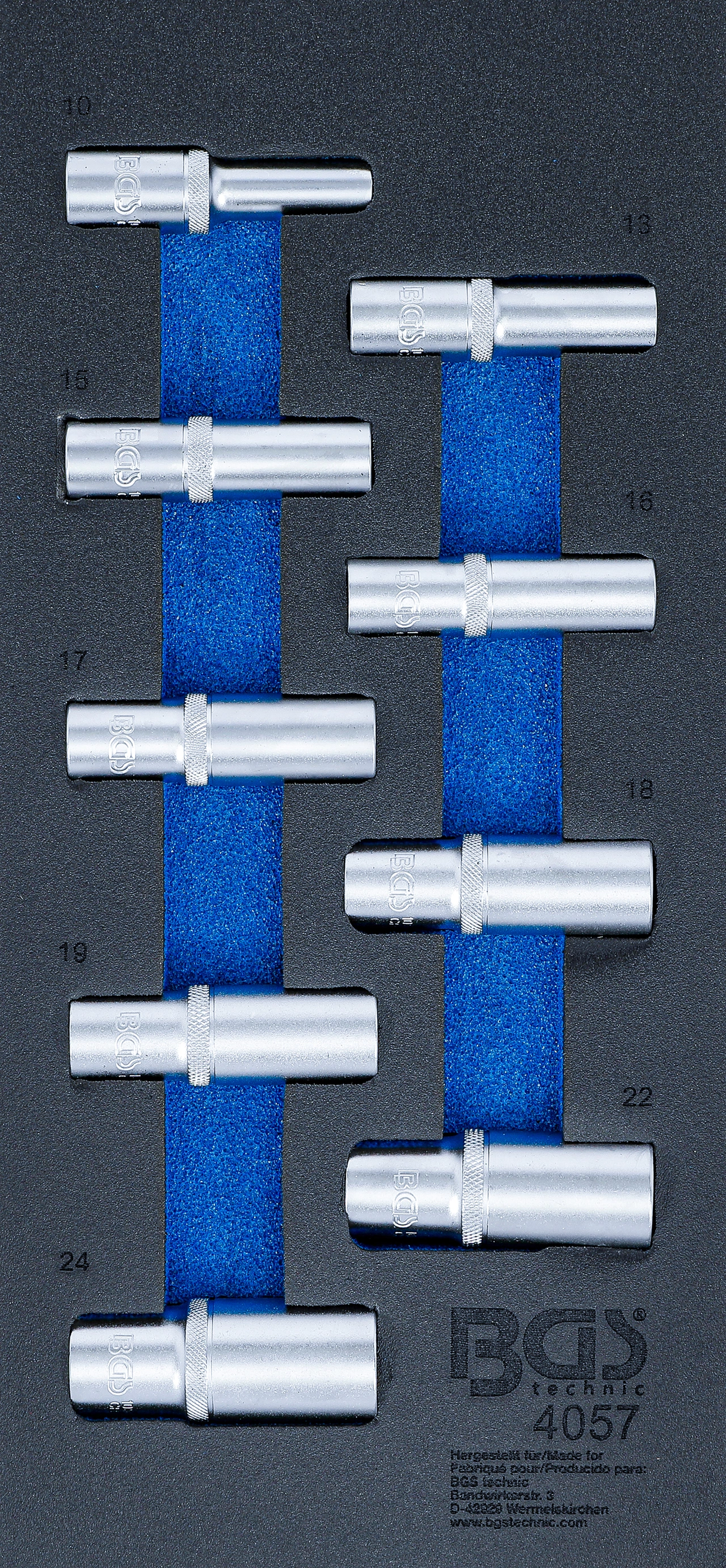Verkstadsvagninlägg 1/3: Hylsor Sexkant | djup | 9 delar