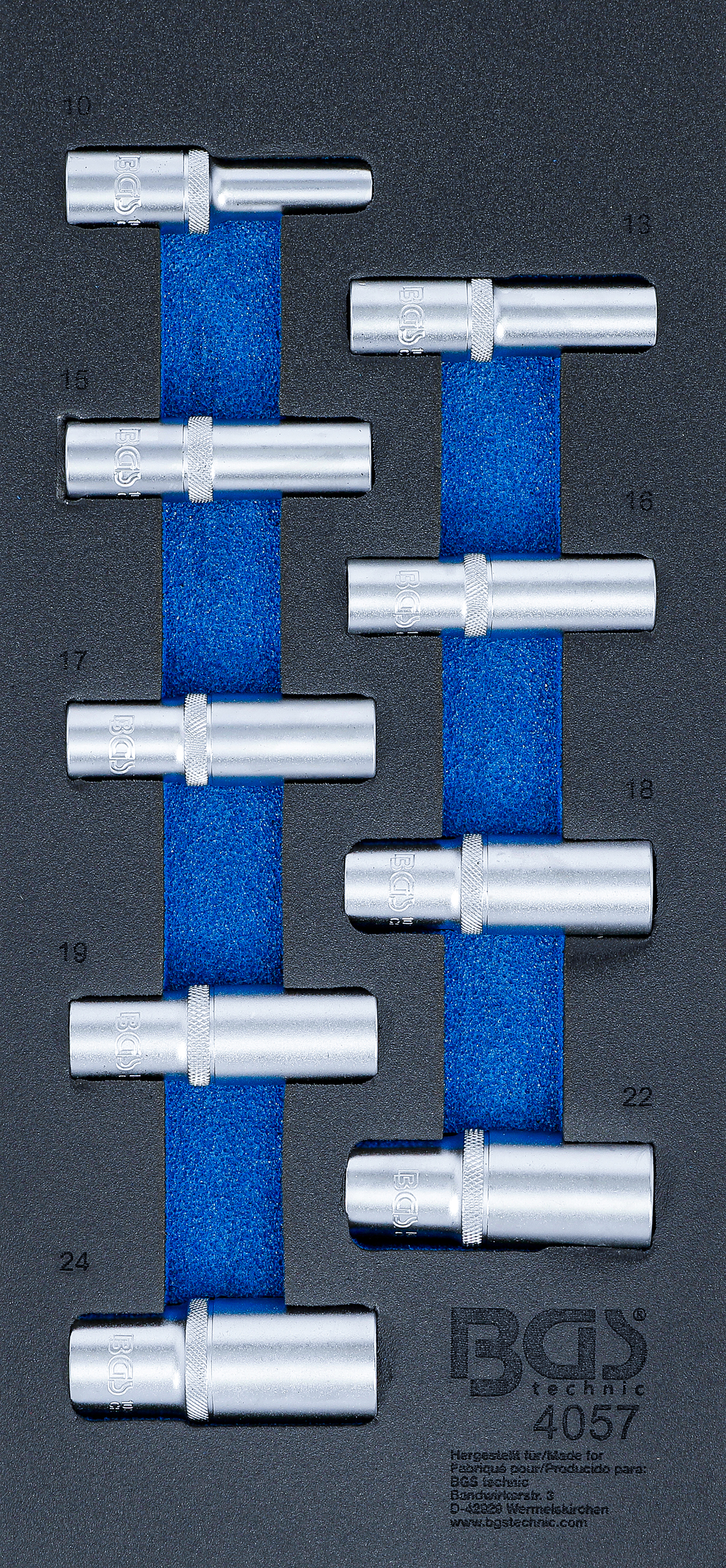 Verkstadsvagninlägg 1/3: Hylsor Sexkant | djup | 9 delar