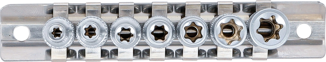 Hylsa-sats E-Profil | 6,3 mm (1/4") | E4 - E11 | 7 delar