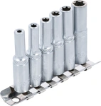 Hylsa-sats E-Profil, djup | 6,3 mm (1/4") | E4 - E10 | 6 delar