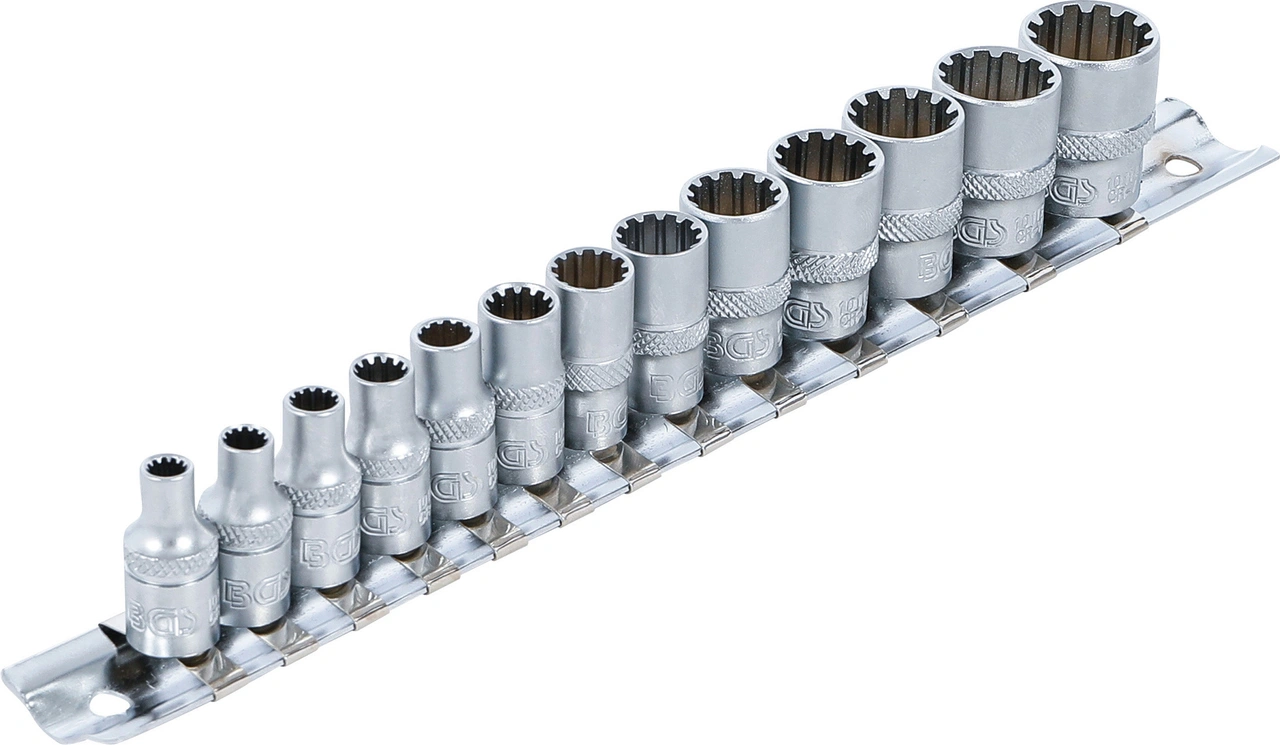 Hylsa-sats Gear Lock | 6,3 mm (1/4") | 13 delar