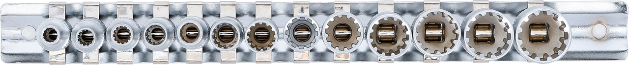 Hylsa-sats Gear Lock | 6,3 mm (1/4") | 13 delar