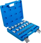 Hylsa-sats, Sexkant | 6,3 mm (1/4"), 12,5 mm (1/2") | Tumsstorlekar | 24 delar