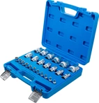 Hylsa-sats, Sexkant | 6,3 mm (1/4"), 12,5 mm (1/2") | Tumsstorlekar | 24 delar